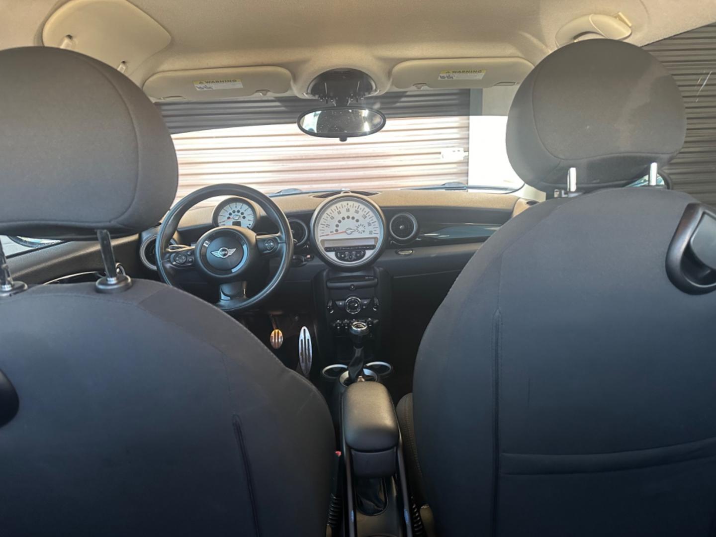 2012 Black /Black Mini Cooper Cloth (WMWSV3C52CT) with an 4Cylinder engine, Manual transmission, located at 30 S. Berkeley Avenue, Pasadena, CA, 91107, (626) 248-7567, 34.145447, -118.109398 - Tank : 13.20 Anti-Brake System : 4-Wheel ABS Steering Type : Rack & Pinion Front Brake Type : Disc Rear Brake Type : Disc Turning Diameter : 35.10 Front Suspension : Ind Rear Suspension : Ind Front Spring Type : Coil Rear Spring Type : Coil Tires : 195/55R16 Front Headroom : 38.80 Re - Photo#16